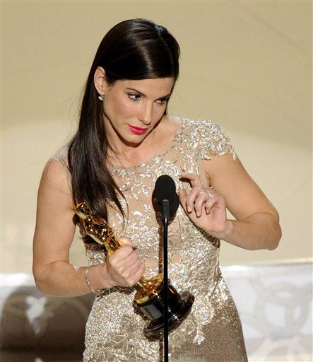  Two things happened to Sandra Bullock this month First she won an Academy 
